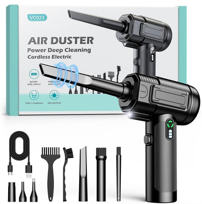 Compressed Air Duster - Mini Air Blower Rechargeable Cordless